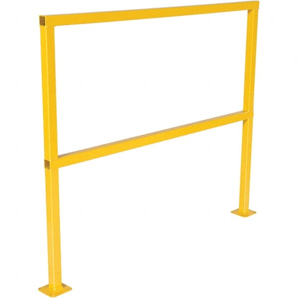 Vestil - 48" Long x 42" High, Steel Square Handrails - Exact Tooling