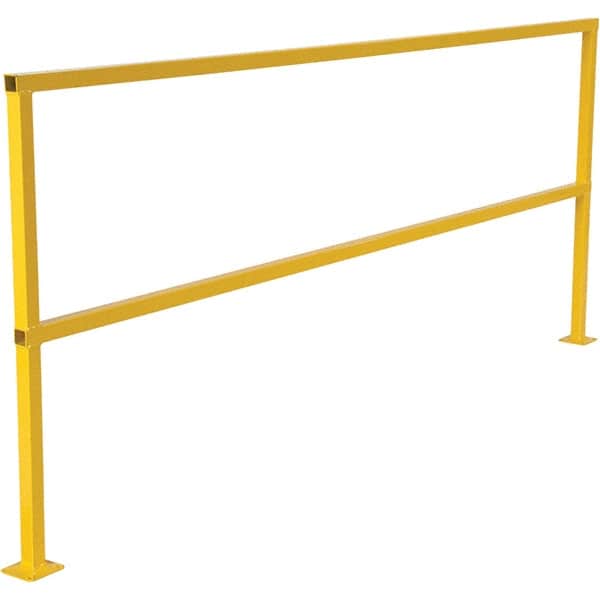 Vestil - 120" Long x 42" High, Steel Square Handrails - Exact Tooling