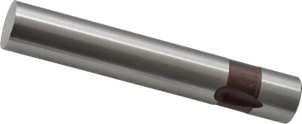 Dayton Lamina - 1/2" Shank Diam, Ball Lock, A2 Grade Tool Steel, Solid Mold Die Blank & Punch - 3" OAL, Blank Punch, Regular (LPB) Series - Exact Tooling