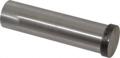 Dayton Lamina - 1-1/8" Head Diam, 1" Shank Diam, Basic Head, A2 Grade Tool Steel, Solid Mold Die Blank & Punch - 1/4" Head Height, 4" OAL, Blank Punch, Regular (KPB) Series - Exact Tooling