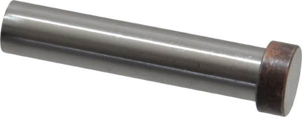 Dayton Lamina - 1/2" Head Diam, 3/8" Shank Diam, Basic Head, A2 Grade Tool Steel, Solid Mold Die Blank & Punch - 3/16" Head Height, 2" OAL, Blank Punch, Regular (KPB) Series - Exact Tooling