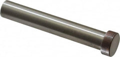 Dayton Lamina - 1/2" Head Diam, 3/8" Shank Diam, Basic Head, A2 Grade Tool Steel, Solid Mold Die Blank & Punch - 3/16" Head Height, 2-1/2" OAL, Blank Punch, Regular (KPB) Series - Exact Tooling