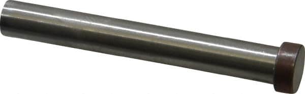 Dayton Lamina - 1/2" Head Diam, 3/8" Shank Diam, Basic Head, A2 Grade Tool Steel, Solid Mold Die Blank & Punch - 3/16" Head Height, 3" OAL, Blank Punch, Regular (KPB) Series - Exact Tooling