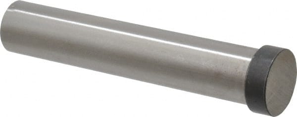 Dayton Lamina - 3/4" Head Diam, 5/8" Shank Diam, Basic Head, M2 Grade High Speed Steel, Solid Mold Die Blank & Punch - 1/4" Head Height, 3-1/2" OAL, Blank Punch, Regular (KPB) Series - Exact Tooling