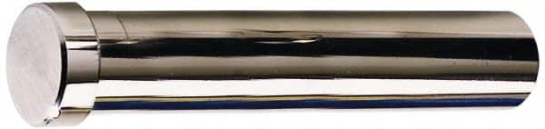 Dayton Lamina - 1-1/8" Head Diam, 1" Shank Diam, Basic Head, A2 Grade Tool Steel, Solid Mold Die Blank & Punch - 1/4" Head Height, 2-3/4" OAL, Blank Punch, Regular (KPB) Series - Exact Tooling