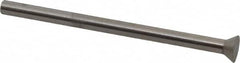 Dayton Lamina - 0.225" Head Diam, 1/8" Shank Diam, Quill Head, High Speed Steel Solid Mold Die Blank & Punch - 60° Head Angle, 0.0875" Head Height, 2" OAL, Blank Punch, KWX Series - Exact Tooling
