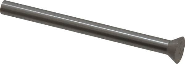 Dayton Lamina - 9/32" Head Diam, 5/32" Shank Diam, Quill Head, High Speed Steel Solid Mold Die Blank & Punch - 60° Head Angle, 7/64" Head Height, 2" OAL, Blank Punch, KWX Series - Exact Tooling