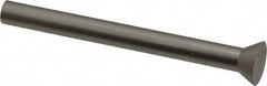 Dayton Lamina - 0.3375" Head Diam, 3/16" Shank Diam, Quill Head, High Speed Steel Solid Mold Die Blank & Punch - 60° Head Angle, 0.1313" Head Height, 2" OAL, Blank Punch, KWX Series - Exact Tooling