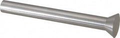 Dayton Lamina - 0.3938" Head Diam, 7/32" Shank Diam, Quill Head, High Speed Steel Solid Mold Die Blank & Punch - 60° Head Angle, 0.1532" Head Height, 2" OAL, Blank Punch, KWX Series - Exact Tooling