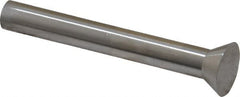 Dayton Lamina - 0.45" Head Diam, 1/4" Shank Diam, Quill Head, High Speed Steel Solid Mold Die Blank & Punch - 60° Head Angle, 0.175" Head Height, 2" OAL, Blank Punch, KWX Series - Exact Tooling