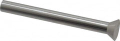 Dayton Lamina - 0.45" Head Diam, 1/4" Shank Diam, Quill Head, High Speed Steel Solid Mold Die Blank & Punch - 60° Head Angle, 0.175" Head Height, 2-1/2" OAL, Blank Punch, KWX Series - Exact Tooling