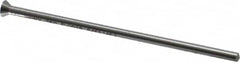 Dayton Lamina - 0.1688" Head Diam, 3/32" Shank Diam, Quill Head, High Speed Steel Solid Mold Die Blank & Punch - 60° Head Angle, 0.0657" Head Height, 2-1/2" OAL, Blank Punch, KWX Series - Exact Tooling