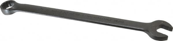 Proto - 13/16" 12 Point Offset Combination Wrench - 15° Offset Angle, 11-7/8" OAL, Steel, Black Finish - Exact Tooling