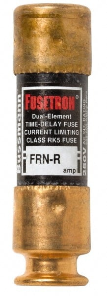 Cooper Bussmann - 125 VDC, 250 VAC, 2.25 Amp, Time Delay General Purpose Fuse - Fuse Holder Mount, 50.8mm OAL, 20 at DC, 200 (RMS) kA Rating, 9/16" Diam - Exact Tooling
