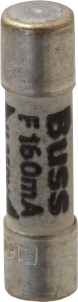 Cooper Bussmann - 250 VAC, 32 VDC, 0.16 Amp, Fast-Acting Miniature Ceramic Fuse - 20mm OAL, 5mm Diam - Exact Tooling