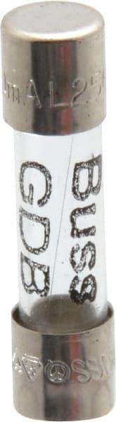 Cooper Bussmann - 250 VAC, 32 VDC, 0.63 Amp, Fast-Acting Miniature Glass Fuse - 20mm OAL, 5mm Diam - Exact Tooling