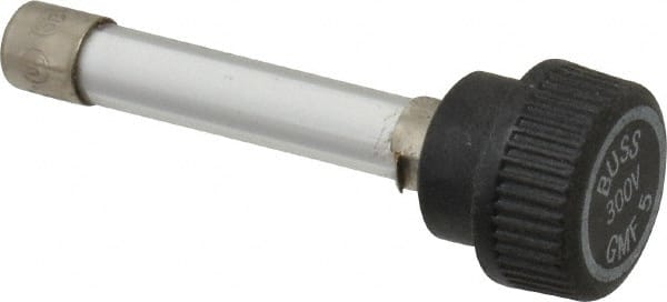 Cooper Bussmann - 300 VAC, 5 Amp, Time Delay Size Rejecting/NonRejecting Fuse - Fuse Holder Mount, 2-1/4" OAL, 10 at AC kA Rating, 15.9mm Diam - Exact Tooling