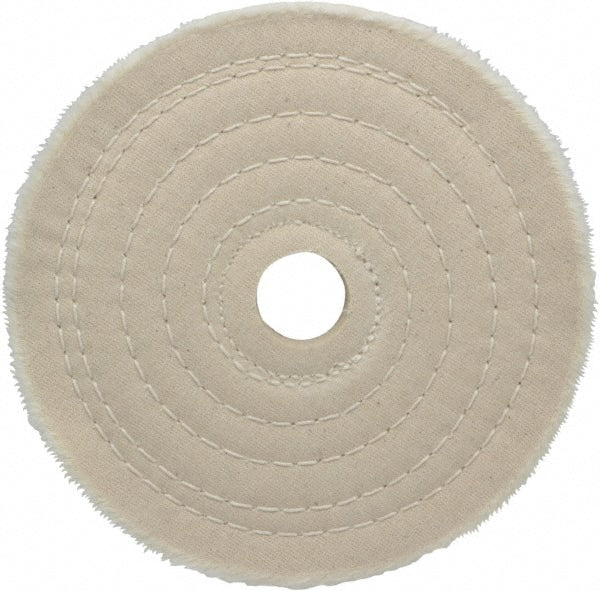 Made in USA - 6 Inch Diameter x 1/2 Inch Thick Unmounted Buffing Wheel - Exact Tooling