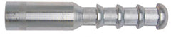 Wej-It - 7/16" Diam, 7/16" Drill, 2-3/8" OAL, 1-1/4" Min Embedment Drop-In Concrete Anchor - 12L14 Steel, Zinc-Plated Finish, Hex Nut Head, Hex Drive, 3/4" Thread Length - Exact Tooling