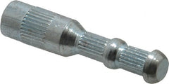 Wej-It - 5/16" Diam, 5/16" Drill, 1-9/16" OAL, 1" Min Embedment Drop-In Concrete Anchor - 12L14 Steel, Zinc-Plated Finish, Hex Nut Head, Hex Drive, 1/2" Thread Length - Exact Tooling