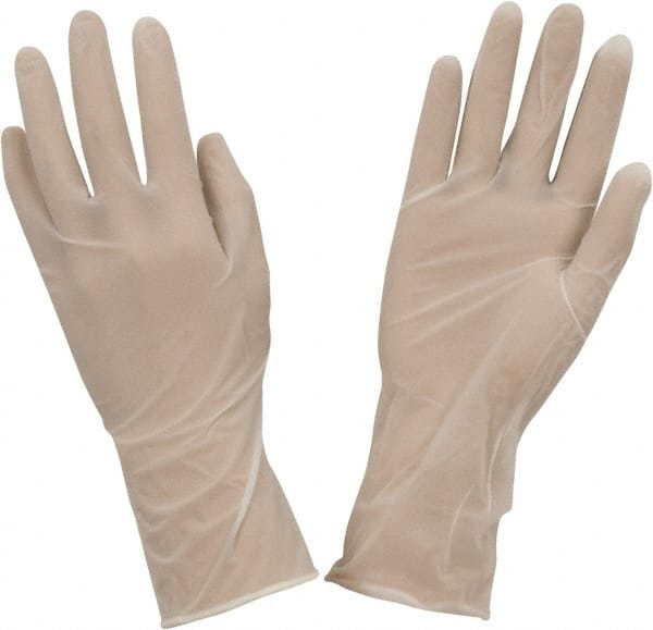 Ansell - Size M, 5 mil, Cleanroom Grade, Powder Free Nitrile Disposable Gloves - Exact Tooling