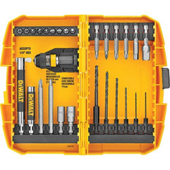 DeWALT - 28 Piece, Screwdriver Bit Set - #1, #2, 1/4" Drive - Exact Tooling