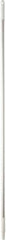 Vikan - 59 x 1" Aluminum Squeegee Handle - European Threaded Connection, White - Exact Tooling