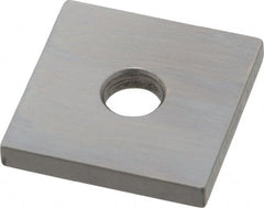 Mitutoyo - 0.138" Square Steel Gage Block - Accuracy Grade 0, Includes Certificate of Inspection - Exact Tooling