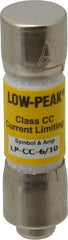 Cooper Bussmann - 150 VDC, 600 VAC, 0.6 Amp, Time Delay General Purpose Fuse - Fuse Holder Mount, 1-1/2" OAL, 20 at DC, 200 at AC (RMS) kA Rating, 13/32" Diam - Exact Tooling