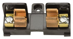 Cooper Bussmann - 1 Pole, 600 VAC/VDC, 30 Amp, Screw Mount Fuse Block - 13/32 Inch Diameter x 1-1/2 Inch Fuse Length, 65.1mm Long x 34.1mm Wide x 28.6mm High Block - Exact Tooling
