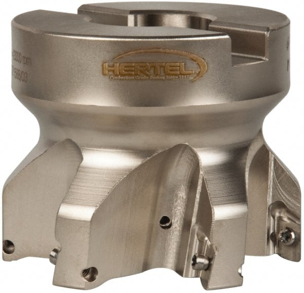 Hertel - 2-1/2" Cut Diam, 1" Arbor Hole Diam, 0.394" Max Depth, Indexable Square-Shoulder Face Mill - Exact Tooling