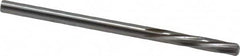 Magafor - 3.109mm Solid Carbide 6 Flute Chucking Reamer - Spiral Flute, 0.1224" Straight Shank, 19/32" Flute Length, 2-1/4" OAL - Exact Tooling