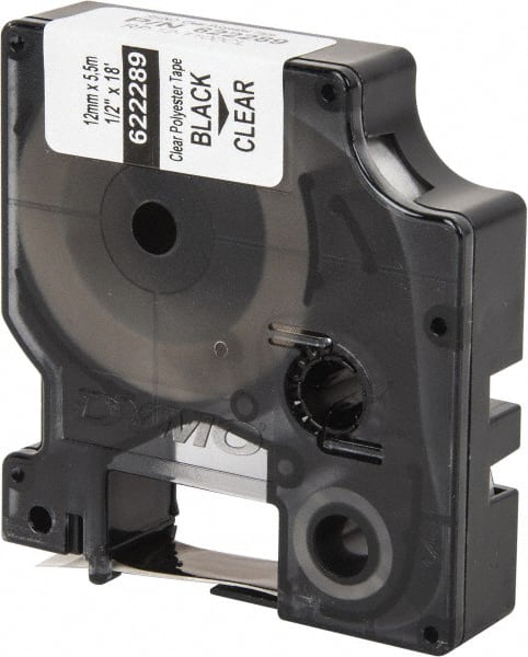 Dymo - 216" Long, Clear Permanent Polyester Tape Permanent Polyester Tape - For Rhino 3000, 5000, 5200, 6000, 6500 - Exact Tooling