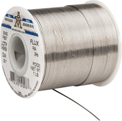 Value Collection - 0.0310 Inch Diameter, Alloy 63/37, Rosin Activated Solder - 1 Lb., 66 Core, 21 Gauge - Exact Tooling