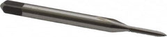 Kennametal - #0-80 UNF, 2 Flute, Bright Finish, High Speed Steel Spiral Point Tap - Plug Chamfer, Right Hand Thread, 1.63" OAL, 5/16" Thread Length, 0.141" Shank Diam, 2B Class of Fit, Series 5301 - Exact Tooling
