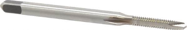 Kennametal - #3-48 UNC, 2 Flute, Bright Finish, High Speed Steel Spiral Point Tap - Plug Chamfer, Right Hand Thread, 1.81" OAL, 1/2" Thread Length, 0.141" Shank Diam, 2B Class of Fit, Series 5301 - Exact Tooling