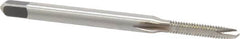 Kennametal - #3-48 UNC, 2 Flute, Bright Finish, High Speed Steel Spiral Point Tap - Plug Chamfer, Right Hand Thread, 1.81" OAL, 1/2" Thread Length, 0.141" Shank Diam, 2B Class of Fit, Series 5301 - Exact Tooling