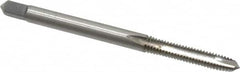Kennametal - #5-40 UNC, 2 Flute, Bright Finish, High Speed Steel Spiral Point Tap - Plug Chamfer, Right Hand Thread, 1.94" OAL, 5/8" Thread Length, 0.141" Shank Diam, 2B/3B Class of Fit, Series 5301 - Exact Tooling