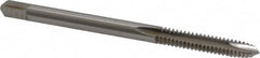 Kennametal - #6-32 UNC, 2 Flute, Bright Finish, High Speed Steel Spiral Point Tap - Plug Chamfer, Right Hand Thread, 2" OAL, 11/16" Thread Length, 0.141" Shank Diam, 2B Class of Fit, Series 5301 - Exact Tooling