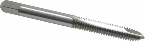 Kennametal - #12-24 UNC, 2 Flute, Bright Finish, High Speed Steel Spiral Point Tap - Plug Chamfer, Right Hand Thread, 2.38" OAL, 15/16" Thread Length, 0.22" Shank Diam, 2B/3B Class of Fit, Series 5301 - Exact Tooling