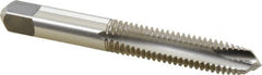 Kennametal - 3/8-16 UNC, 3 Flute, Bright Finish, High Speed Steel Spiral Point Tap - Plug Chamfer, Right Hand Thread, 2.94" OAL, 1-1/4" Thread Length, 0.381" Shank Diam, 3B Class of Fit, Series 5301 - Exact Tooling