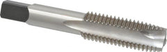 Kennametal - 3/4-10 UNC, 3 Flute, Bright Finish, High Speed Steel Spiral Point Tap - Plug Chamfer, Right Hand Thread, 4-1/4" OAL, 2" Thread Length, 0.59" Shank Diam, Series 5301 - Exact Tooling