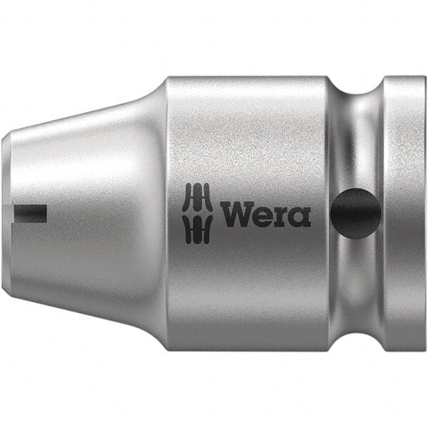 Wera - Socket Adapters & Universal Joints Type: Square-Drive to Hex Bit Adapter Female Size: 3/8 Socket Drive to 5/16 Hex - Exact Tooling