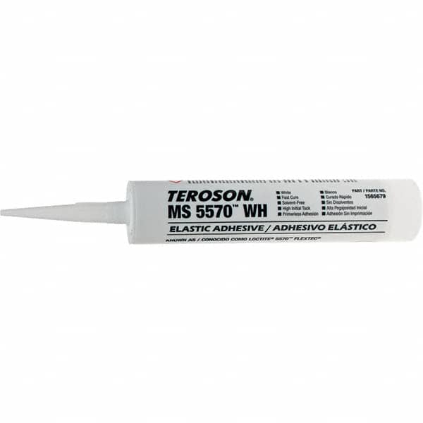 Loctite - 300 mL Cartridge White Sealant - 5570 300ML CART WHT LOCTITE FLEXIBLE ADHESIVE - Exact Tooling