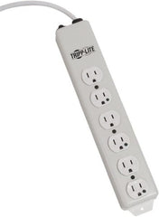 Tripp-Lite - 6 Outlets, 120 VAC15 Amps, 2' Cord, Power Outlet Strip - Keyhole, Tab Mount, 5-15 NEMA Configuration, 13.7" Strip - Exact Tooling