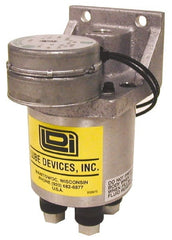 LDI Industries - 0.16 cc Output per Cycle, 4 Outlet Central Lubrication System Electric Pump - 66.55mm Wide x 134.37mm High, 120 Volt, Oil/Grease, 1/8-27 Outlet Thread, NPTF - Exact Tooling