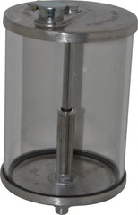 LDI Industries - 1 Outlet, Polymer Bowl, 1.89 L No Flow Control Oil Reservoir - 5/8-18 UNF Outlet, 5-1/2" Diam x 10-3/16" High, 60°C Max - Exact Tooling