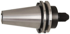 Kennametal - CAT40 Taper Shank 1" Hole End Mill Holder/Adapter - 2" Nose Diam, 4" Projection, 5/8-11 Drawbar, Through-Spindle Coolant - Exact Tooling