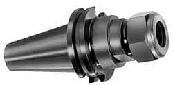 Kennametal - 5/64" to 1" Capacity, 4" Projection, CAT40 Taper Shank, TG/PG 100 Collet Chuck - 6.687" OAL - Exact Tooling