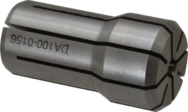 Kennametal - 5/32 Inch, 1/8 to 5/32 Inch Collet Capacity, Series DA100 Double Angle Collet - 1-7/16 Inch Overall Length, 0.769 Inch Overall Diameter, 0.001 Inch TIR - Exact Tooling